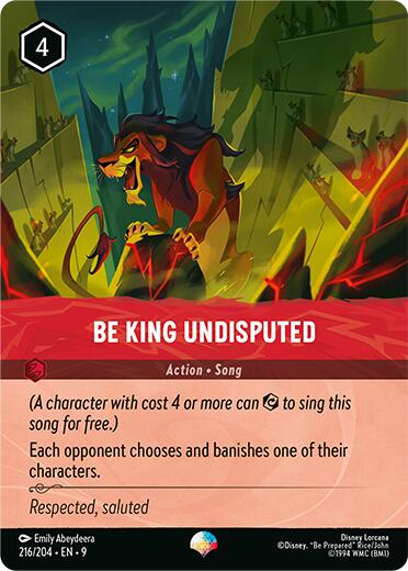 Be King Undisputed (Epic) (216/204) [Fabled] - The Mythic Store | 24h Order Processing