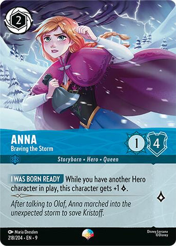 Anna - Braving the Storm (Epic) (218/204) [Fabled] - The Mythic Store | 24h Order Processing