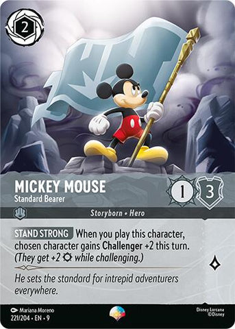Mickey Mouse - Standard Bearer (Epic) (221/204) [Fabled] - The Mythic Store | 24h Order Processing