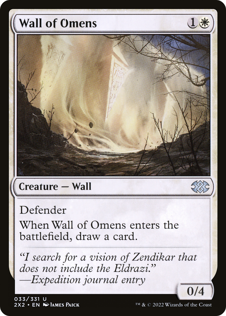 Wall of Omens [Double Masters 2022] - The Mythic Store | 24h Order Processing