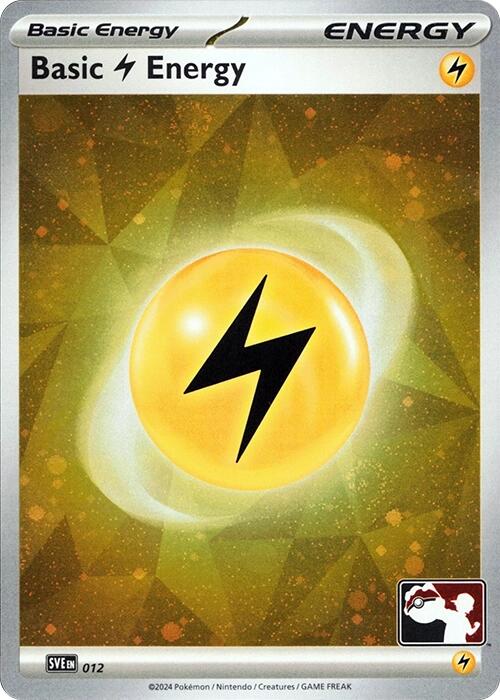 Basic Lightning Energy (012) (Cosmos Holo) [Prize Pack Series Seven] - The Mythic Store | 24h Order Processing