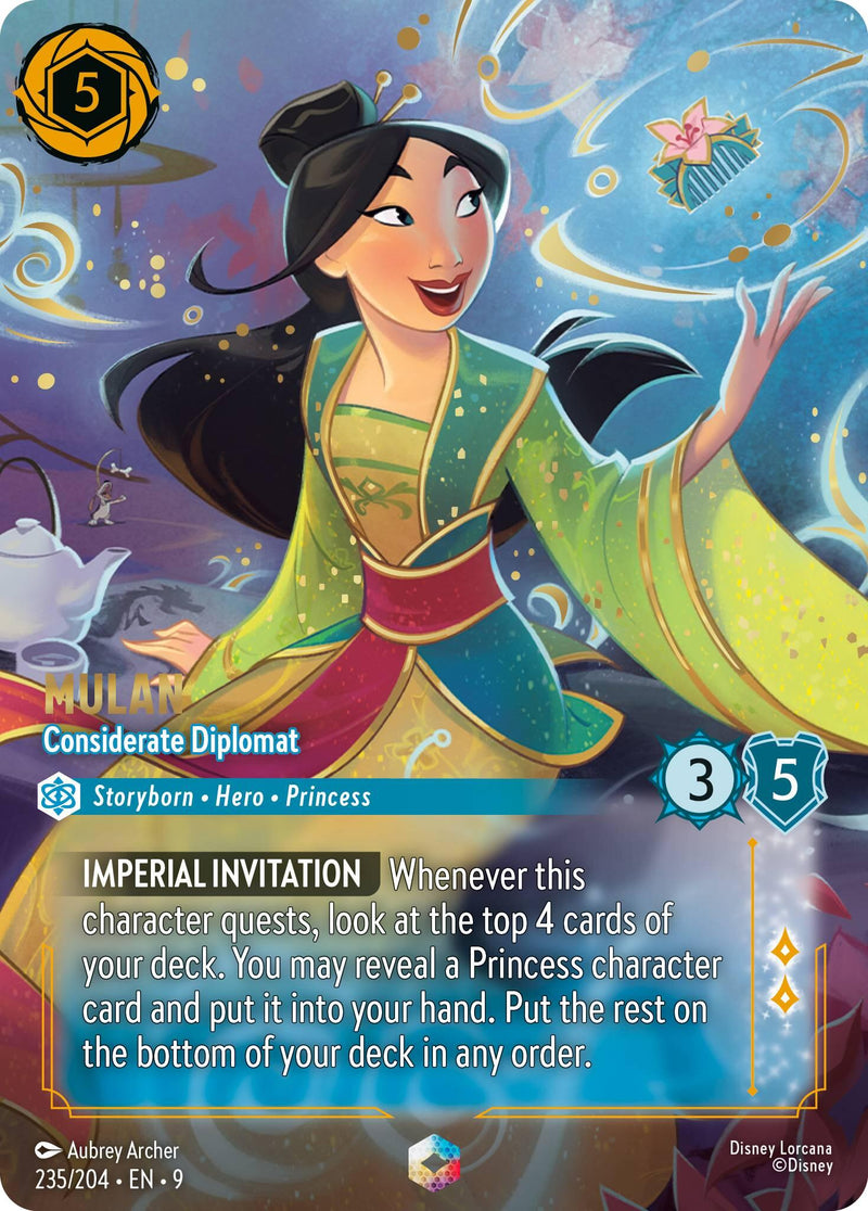 Mulan - Considerate Diplomat (Enchanted) (235/204) [Fabled] - The Mythic Store | 24h Order Processing