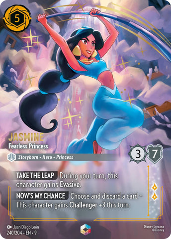 Jasmine - Fearless Princess (Enchanted) (240/204) [Fabled] - The Mythic Store | 24h Order Processing