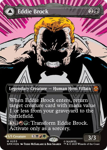 Eddie Brock (0233) (Borderless) [Marvel's Spider-Man] - The Mythic Store | 24h Order Processing