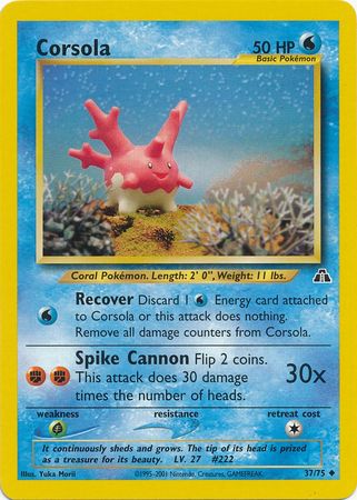 Corsola (37/75) [Neo Discovery Unlimited] - The Mythic Store | 24h Order Processing