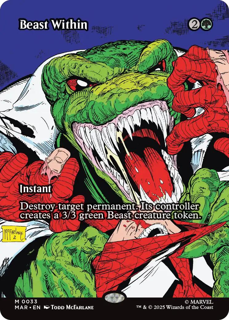 Beast Within (Borderless) [Marvel Universe: Eternal-Legal] - The Mythic Store | 24h Order Processing