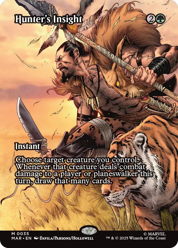 Hunter's Insight (Borderless) [Marvel Universe: Eternal-Legal] - The Mythic Store | 24h Order Processing