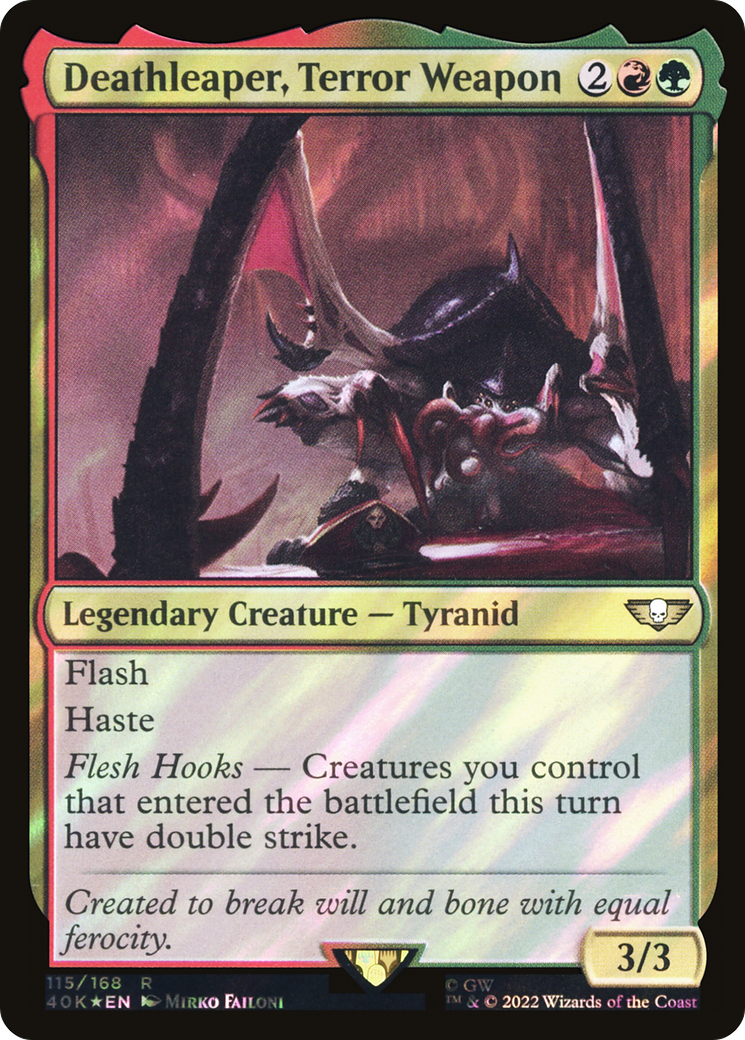 Deathleaper, Terror Weapon (Surge Foil) [Warhammer 40,000] - The Mythic Store | 24h Order Processing