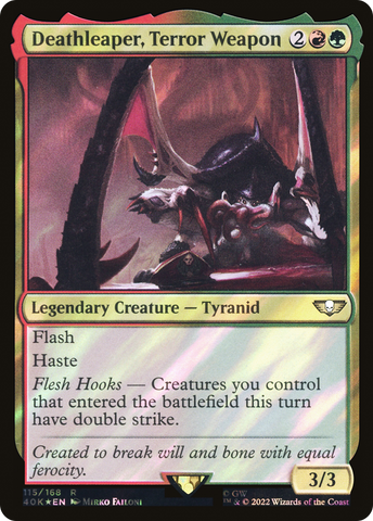 Deathleaper, Terror Weapon (Surge Foil) [Warhammer 40,000] - The Mythic Store | 24h Order Processing