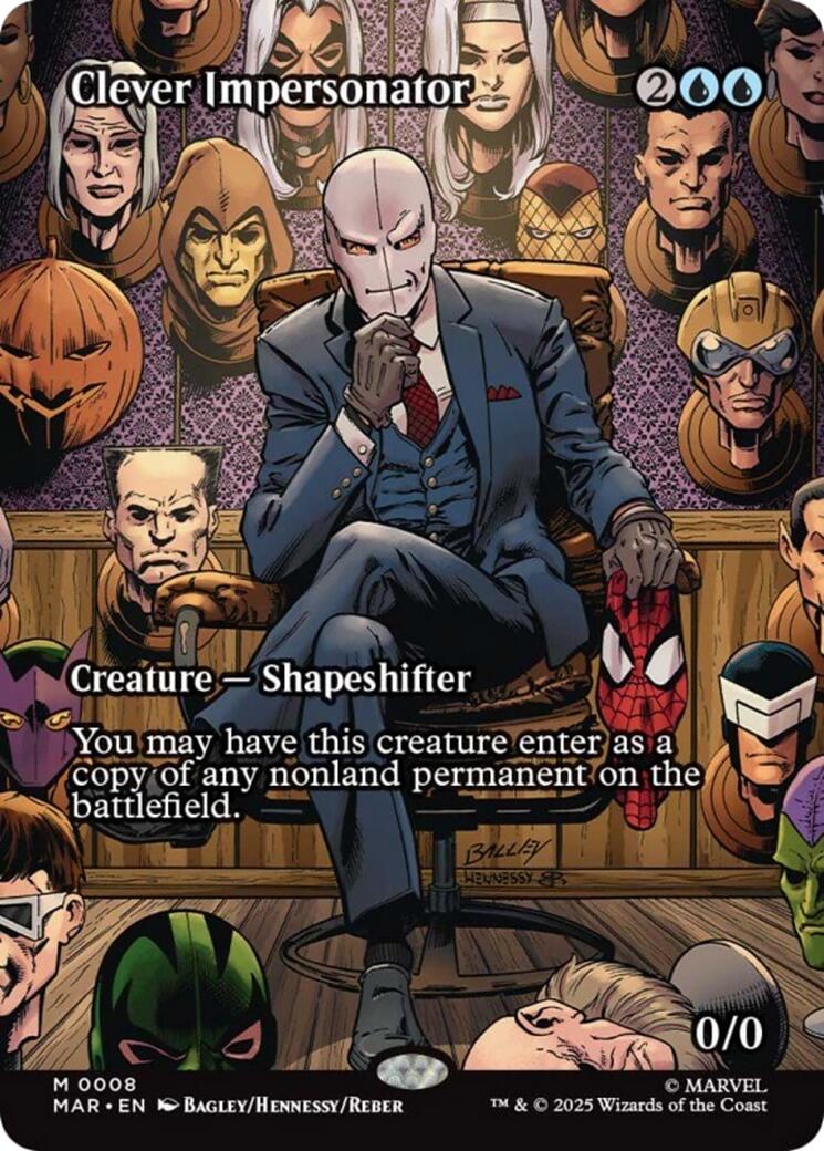 Clever Impersonator (Borderless) [Marvel Universe: Eternal-Legal] - The Mythic Store | 24h Order Processing