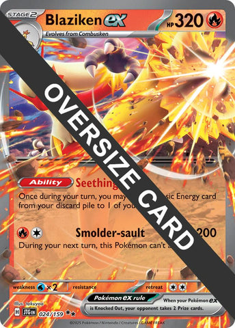 Blaziken ex (024/159) (Jumbo Card) [Miscellaneous Cards] - The Mythic Store | 24h Order Processing