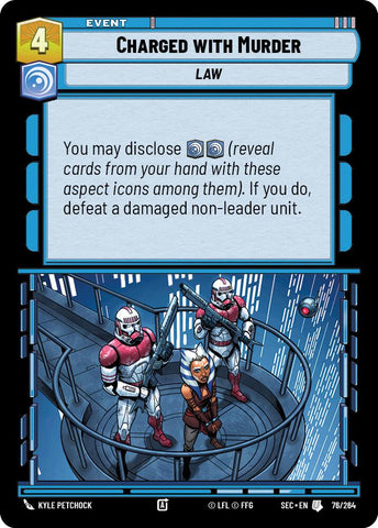 Charged with Murder (76/264) (76/264) [Secrets of Power] - The Mythic Store | 24h Order Processing