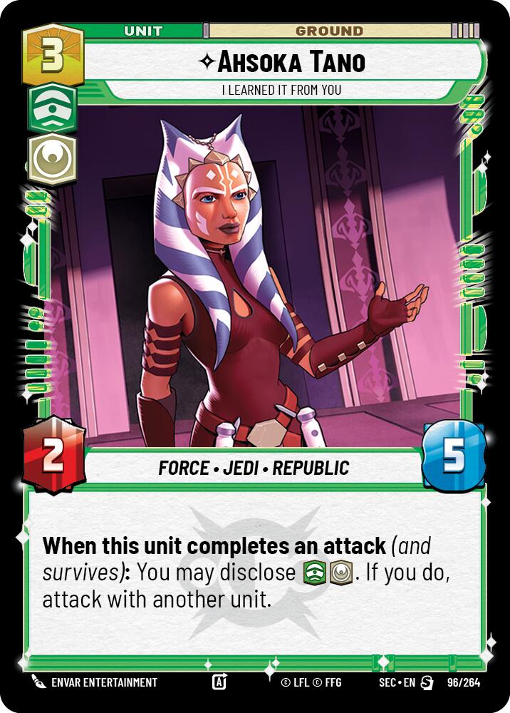 Ahsoka Tano - I Learned It from You (96/264) (96/264) [Secrets of Power] - The Mythic Store | 24h Order Processing