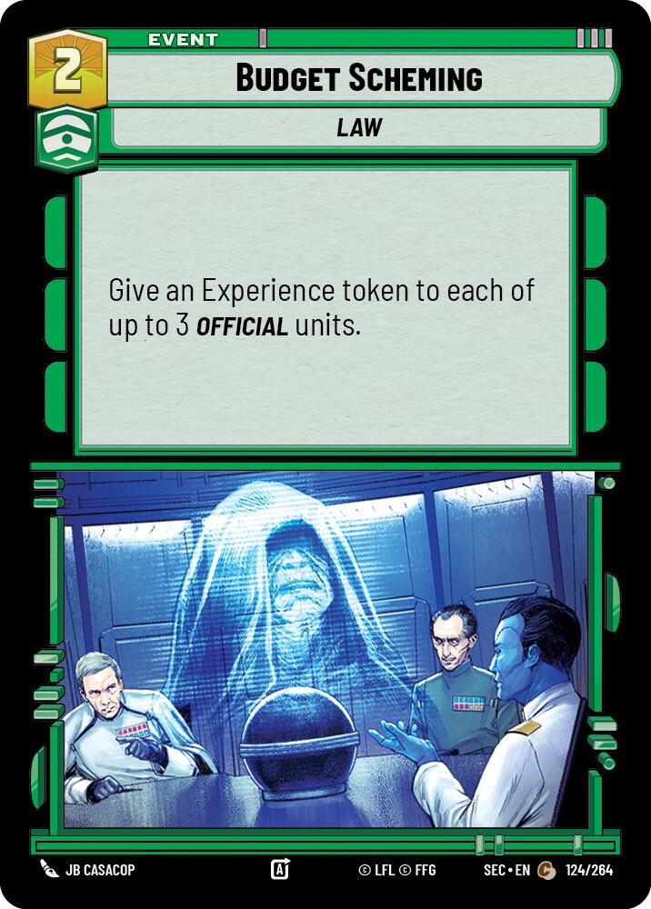 Budget Scheming (124/264) (124/264) [Secrets of Power] - The Mythic Store | 24h Order Processing