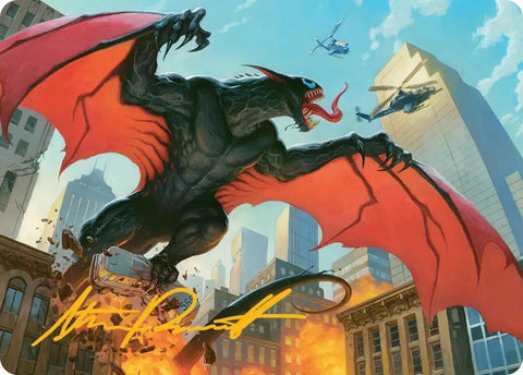 Grendel, Spawn of Knull Art Card (Gold-Stamped Signature) [Marvel's Spider-Man Art Series] - The Mythic Store | 24h Order Processing