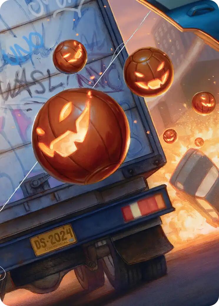 Pumpkin Bombs Art Card [Marvel's Spider-Man Art Series] - The Mythic Store | 24h Order Processing