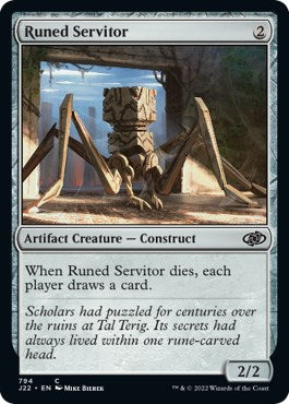 Runed Servitor [Jumpstart 2022] - The Mythic Store | 24h Order Processing