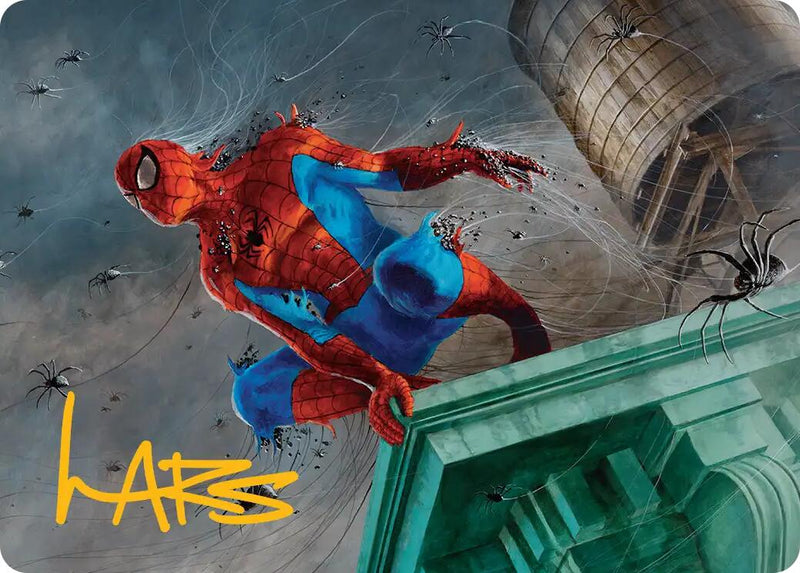 Spiders-Man, Heroic Horde Art Card (Gold-Stamped Signature) [Marvel's Spider-Man Art Series] - The Mythic Store | 24h Order Processing