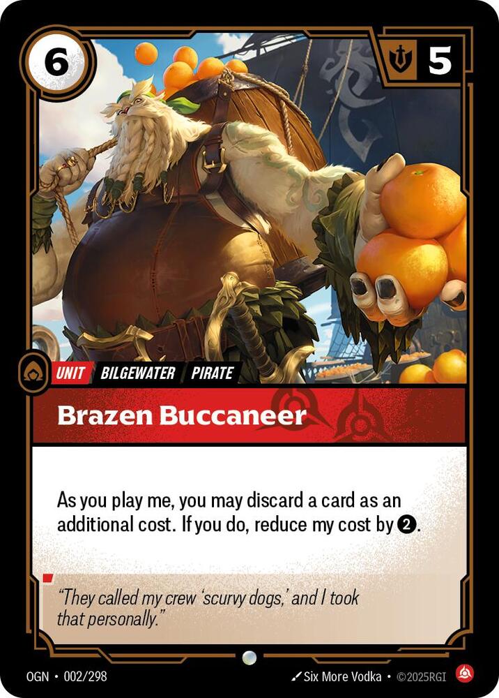 Brazen Buccaneer (002/298) [Origins] - The Mythic Store | 24h Order Processing
