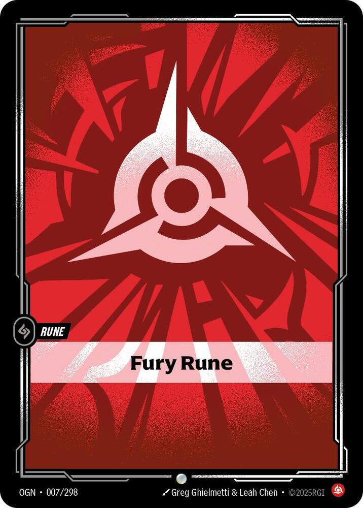 Fury Rune (007/298) [Origins] - The Mythic Store | 24h Order Processing
