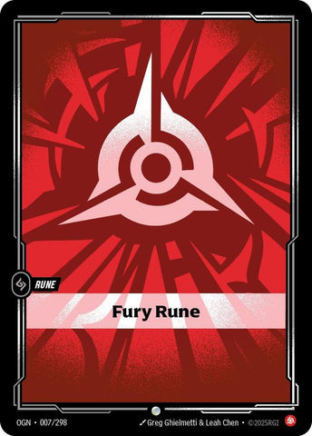 Fury Rune (007/298) [Origins] - The Mythic Store | 24h Order Processing
