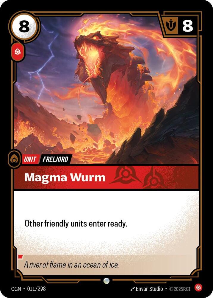 Magma Wurm (011/298) [Origins] - The Mythic Store | 24h Order Processing