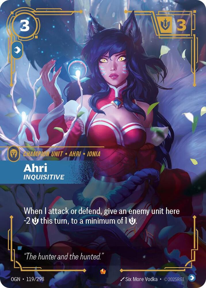 Ahri - Inquisitive (119/298) [Origins] - The Mythic Store | 24h Order Processing