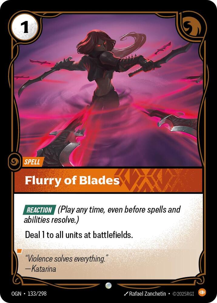 Flurry of Blades (133/298) [Origins] - The Mythic Store | 24h Order Processing