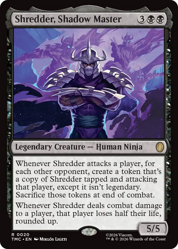 Shredder, Shadow Master [Teenage Mutant Ninja Turtles Commander] - The Mythic Store | 24h Order Processing
