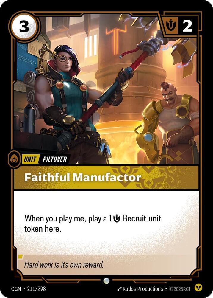 Faithful Manufactor (211/298) [Origins] - The Mythic Store | 24h Order Processing