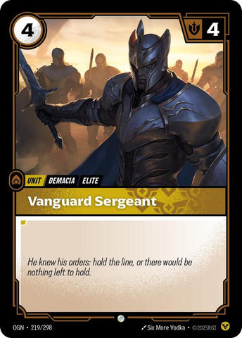 Vanguard Sergeant (219/298) [Origins] - The Mythic Store | 24h Order Processing