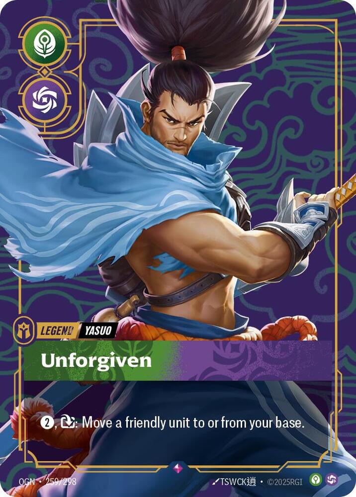 Yasuo - Unforgiven (259/298) [Origins] - The Mythic Store | 24h Order Processing