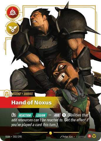 Darius - Hand of Noxus (Showcase) (302/298) [Origins] - The Mythic Store | 24h Order Processing