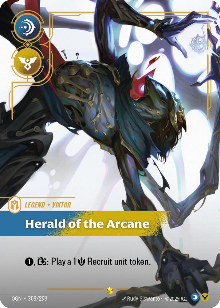 Viktor - Herald of the Arcane (Showcase) (308/298) [Origins] - The Mythic Store | 24h Order Processing