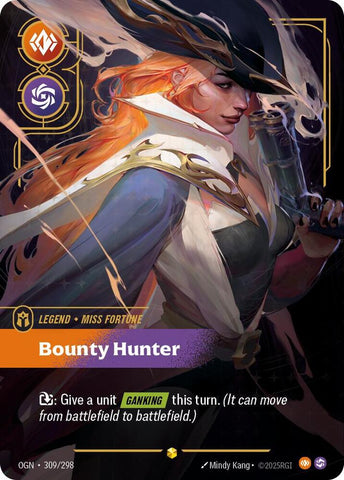 Miss Fortune - Bounty Hunter (Showcase) (309/298) [Origins] - The Mythic Store | 24h Order Processing