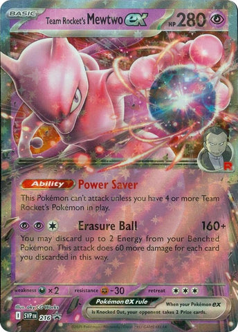 Team Rocket's Mewtwo ex (216) [Scarlet & Violet: Black Star Promos] - The Mythic Store | 24h Order Processing