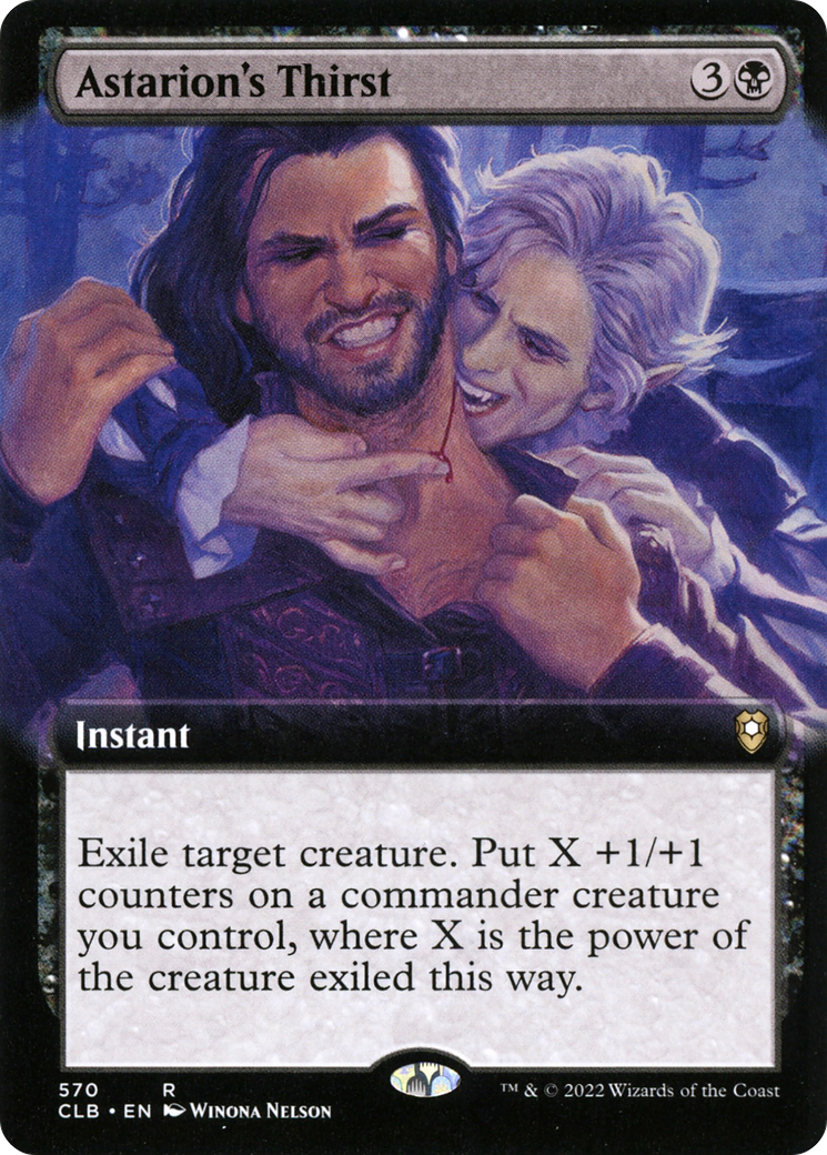 Astarion's Thirst (Extended Art) [Commander Legends: Battle for Baldur's Gate] - The Mythic Store | 24h Order Processing