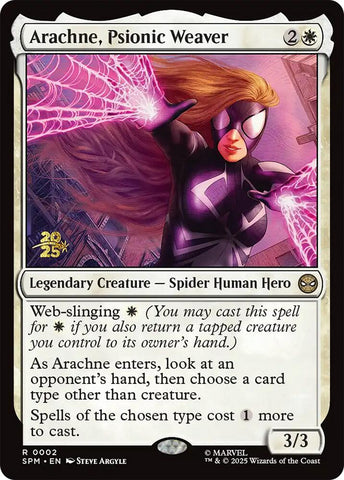 Arachne, Psionic Weaver [Marvel's Spider-Man Prerelease Promos] - The Mythic Store | 24h Order Processing