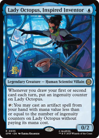 Lady Octopus, Inspired Inventor [Marvel's Spider-Man Prerelease Promos] - The Mythic Store | 24h Order Processing