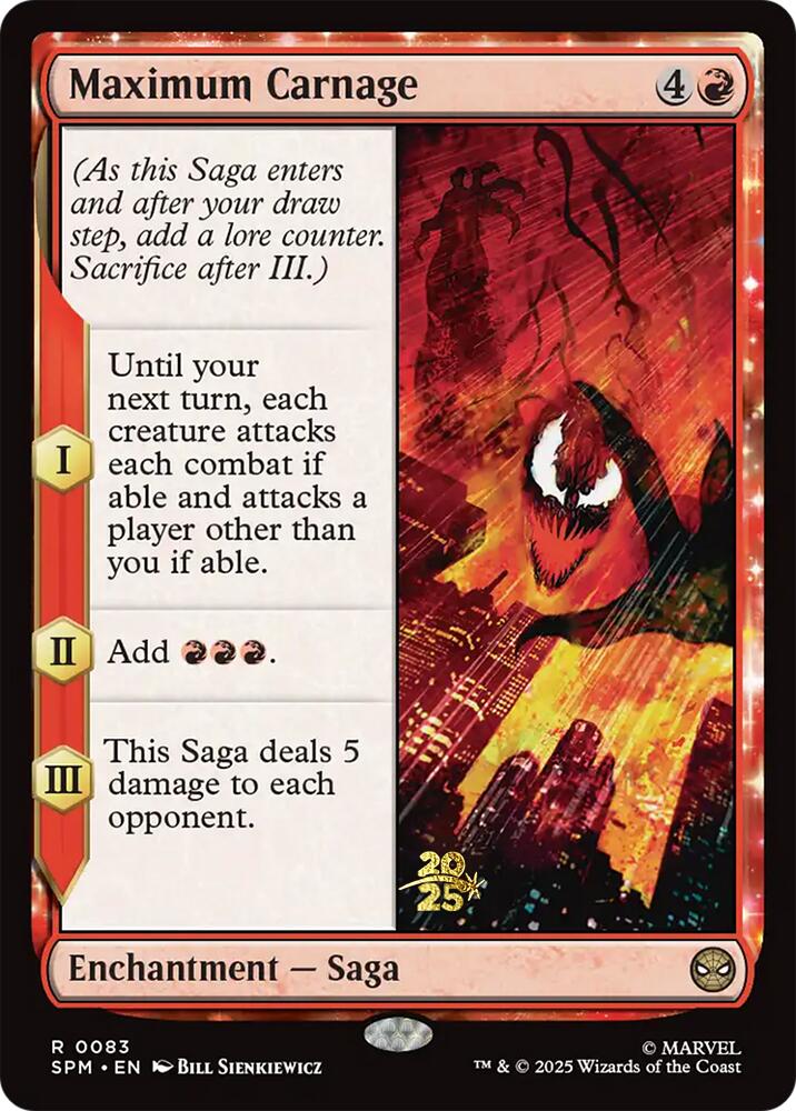 Maximum Carnage [Marvel's Spider-Man Prerelease Promos] - The Mythic Store | 24h Order Processing