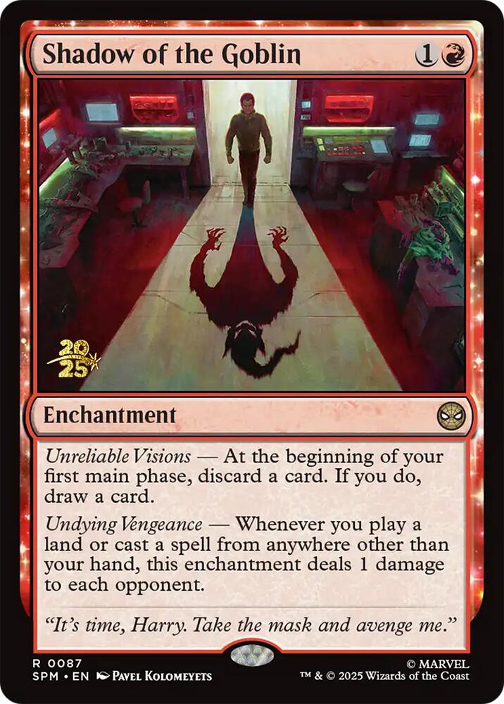 Shadow of the Goblin [Marvel's Spider-Man Prerelease Promos] - The Mythic Store | 24h Order Processing