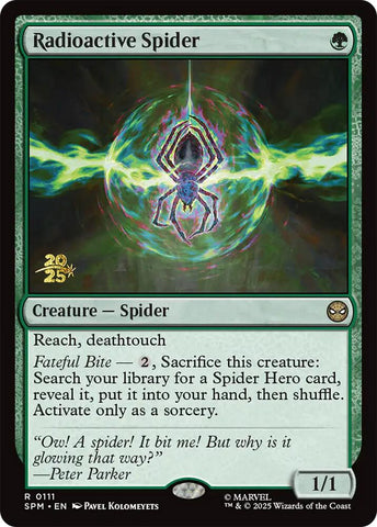 Radioactive Spider [Marvel's Spider-Man Prerelease Promos] - The Mythic Store | 24h Order Processing
