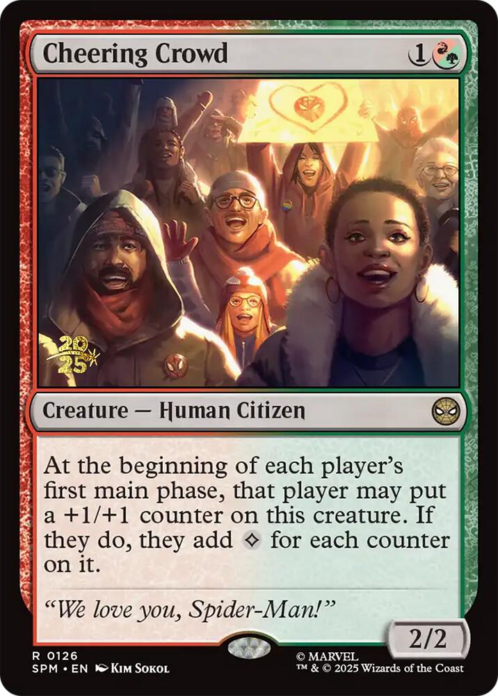 Cheering Crowd [Marvel's Spider-Man Prerelease Promos] - The Mythic Store | 24h Order Processing