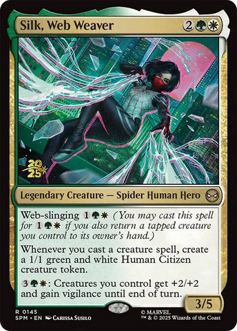Silk, Web Weaver [Marvel's Spider-Man Prerelease Promos] - The Mythic Store | 24h Order Processing