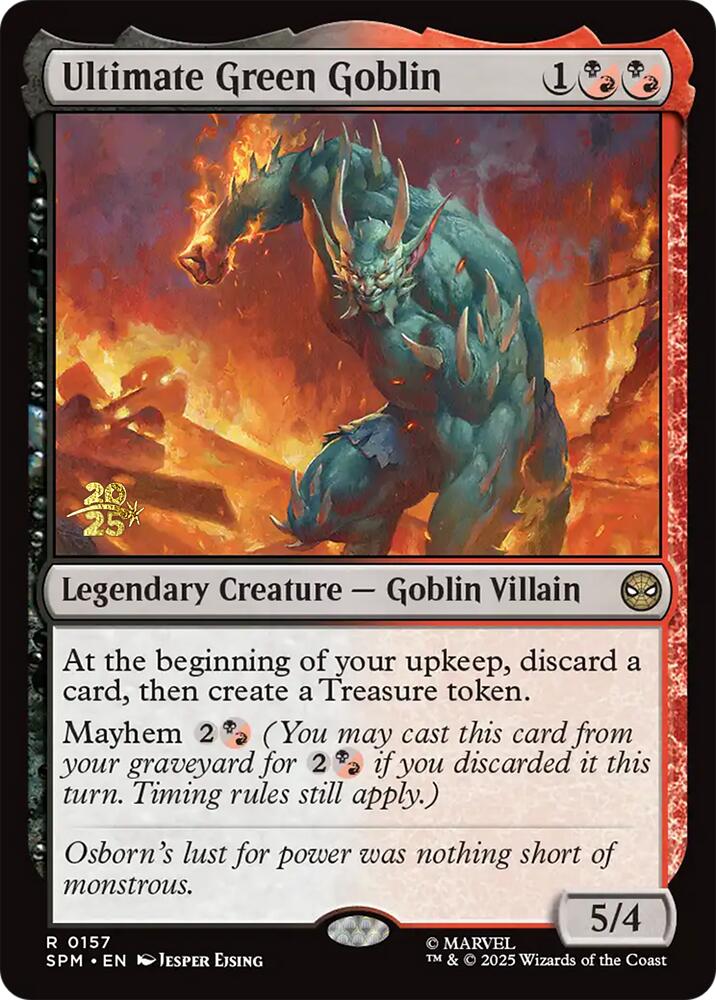 Ultimate Green Goblin [Marvel's Spider-Man Prerelease Promos] - The Mythic Store | 24h Order Processing
