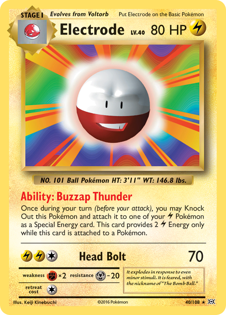 Electrode (40/108) [XY: Evolutions] - The Mythic Store | 24h Order Processing