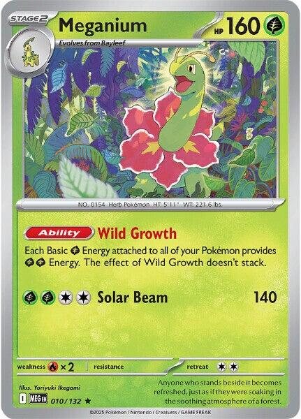 Meganium (010/132) [Mega Evolution: Base Set] - The Mythic Store | 24h Order Processing
