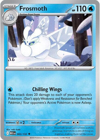Frosmoth (043/132) [Mega Evolution: Base Set] - The Mythic Store | 24h Order Processing