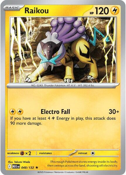 Raikou (048/132) [Mega Evolution: Base Set] - The Mythic Store | 24h Order Processing