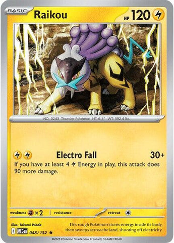 Raikou (048/132) [Mega Evolution: Base Set] - The Mythic Store | 24h Order Processing